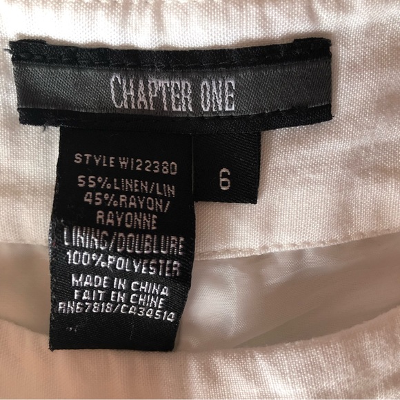 White Wide Legged Pants - Picture 6 of 6